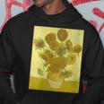 Donnaincentan Gogh Girasoli Arte Clasico Arte Moderno Cool Fun Con Collo A Felpa con cappuccio Regalos divertidos