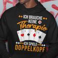 Doppelkopf Slogan Kapuzenpullover Lustige Geschenke