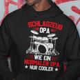 Drum Kit Grandpa Drummer Rock Music Kapuzenpullover Lustige Geschenke