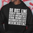 Du Nebenexistenz Buseidigungen Ich Hasse Menschen Kapuzenpullover Lustige Geschenke