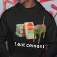 I Eat Cement Cat Offensive Inappropriate Adult Meme Hoodie Unique Gifts