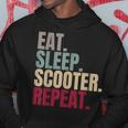 Eat Sleep Scooter Repeat Kapuzenpullover Lustige Geschenke