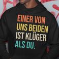 Eineron Uns Beiden Ist Klüger Als Du Retro Kapuzenpullover Lustige Geschenke