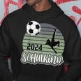 Einschulung Schulkind 2024 School Cone Boy Football Kapuzenpullover Lustige Geschenke