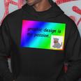 El Diseño Gráfico Es Mi Pasión Arco Iris Comic Sans Sudadera Regalos divertidos
