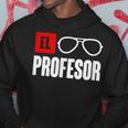 El Professore Soldi Costume Profesor Occhiali Uomini Insegnante Regalo Felpa con cappuccio Regalos divertidos