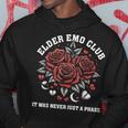 Elder Emo Club It Was Never Just A Phase Emo Goth Punk Hoodie Personalized Gifts