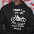 Endlich Rentner Motorcycle Kapuzenpullover Lustige Geschenke