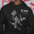 Esa Iss Stazione Spaziale Internazionale Astronauta Felpa con cappuccio Regalos divertidos