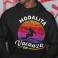 Estateacanze Estive Retrointage Surfista Surf Uomo Donna Felpa con cappuccio Regalos divertidos