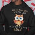 Eule Eulen Sind Süß Ich Bin Süß Also Bin Ich Eine Eule Kapuzenpullover Lustige Geschenke