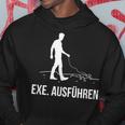 Exe Run Programmer Programming Computer Nerd Kapuzenpullover Lustige Geschenke