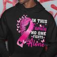 In This Family No One Fight Alone Breast Cancer Awareness Hoodie Personalized Gifts