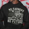 Farming No Farmers No Food Farm Tractors Usa Flag Patriotic Hoodie Personalized Gifts