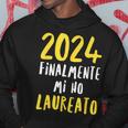 Finalmente Mi Ho Laureato Magliette Divertenti Laurea Uomo Felpa con cappuccio Regalos divertidos