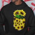 Fiore Giallo Fiorire Taschino Carino Hippie Girasole Felpa con cappuccio Regalos divertidos
