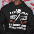 Fleischer Fleischerei Butcher Meister Kapuzenpullover Lustige Geschenke