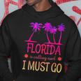 Florida Is Calling And I Must Go Summer Beach Vacation Hoodie Unique Gifts