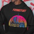 Frankfurt Retro Skyline Frankfurt Am Main Kapuzenpullover Lustige Geschenke