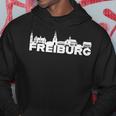 Freiburg Deutschland Skyline Silhouette Outline Sketch S Kapuzenpullover Lustige Geschenke