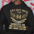 Als Gott Michor 64 Jahren Schuf Birthday Kapuzenpullover Lustige Geschenke