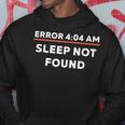 Programming Programmers Developers Coders 404 Error Felpa con cappuccio Regalos divertidos
