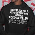 With Slogan Ein Herz Aus Gold Kapuzenpullover Lustige Geschenke