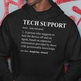 Tech Support Definition System Admin Geek Felpa con cappuccio Regalos divertidos