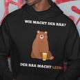 Wie Macht Der Bär Bier Lust Kapuzenpullover Lustige Geschenke