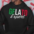 Gelato Ice Cream Expert Bandiera Italia Amanteiaggio Regalo Felpa con cappuccio Regalos divertidos