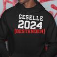 Gesellen Abschlussprüfung Bestanden Gesellenprüfung Geselle Kapuzenpullover Lustige Geschenke