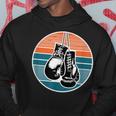 Guantoni Da Boxe Retrò Sunset Kickboxing Amante Boxer Felpa con cappuccio Regalos divertidos