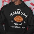 In Hamburg Isst Man Franzbrötchen Nordlicht Idea Kapuzenpullover Lustige Geschenke