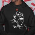 Hand-Drawn Pitbull Kapuzenpullover Lustige Geschenke