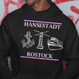 Hansestadt Rostock Hanse Porto Del Mar Baltico Regalo Per Rostocker Felpa con cappuccio Regalos divertidos