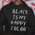 Is My Happy Color T- Emo Goth Punk Biker Felpa con cappuccio Regalos divertidos