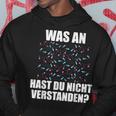 Was Hast Du Nichterstanden Dancing Dancer Dance Steps Kapuzenpullover Lustige Geschenke