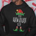 Hawaii-Elfenhemd Lustige Familie Passende Gruppe Weihnachtselfe Kapuzenpullover Lustige Geschenke