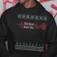 The Heart Beat Goes On Bypass Surgery Ugly Christmas Sweater Hoodie Personalized Gifts