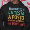 Ho Messo La Testa A Posto Scritte Divertenti Uomo Donna Felpa con cappuccio Regalos divertidos