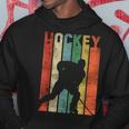 Ice Hockeyintage Retro Style For Hockey Player Coach Felpa con cappuccio Regalos divertidos