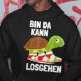 Ich Bin Da Kann Losgehen Schildkröte Sneakers Zu Lät Kommen Kapuzenpullover Lustige Geschenke