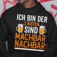 Ich Bin Der 2 Kisten Sind Machbar Nachbar Kapuzenpullover Lustige Geschenke