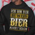 Ich Bin Der Beweis Bier Macht Schön Alkohol Durst Saufen German Kapuzenpullover Lustige Geschenke