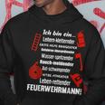 Ich Bin Ein Feuerwehrmannoluntary Fire Brigade Ich Bin Ein Kapuzenpullover Lustige Geschenke