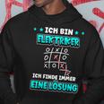 Ich Bin Elektriker Ich Finde Immer Eine Lösheit Ich Bin Elektriker Ich Finde Kapuzenpullover Lustige Geschenke