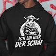 Ich Bin Hier Der Schäf Kapuzenpullover Lustige Geschenke