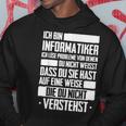 Ich Bin Informatiker Nerd Programmer Slogan Kapuzenpullover Lustige Geschenke