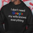 Ich Brauche Google Kapuzenpullover Lustige Geschenke