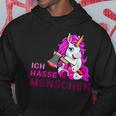 Ich Hasse Menschen Einhorn Fun Kapuzenpullover Lustige Geschenke